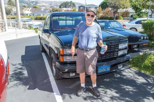 Jack Nilson in his '90 SS454 Pickup